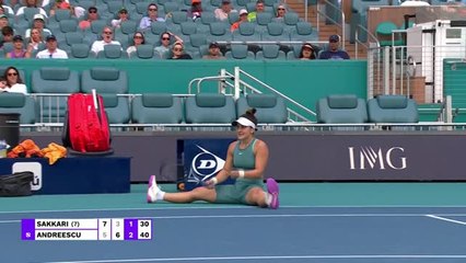Miami - Sakkari échoue d'entrée face à Andreescu