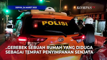 Buntut Tawuran Remaja, Polisi Gerebek Markas Penyimpanan Senjata di Depok