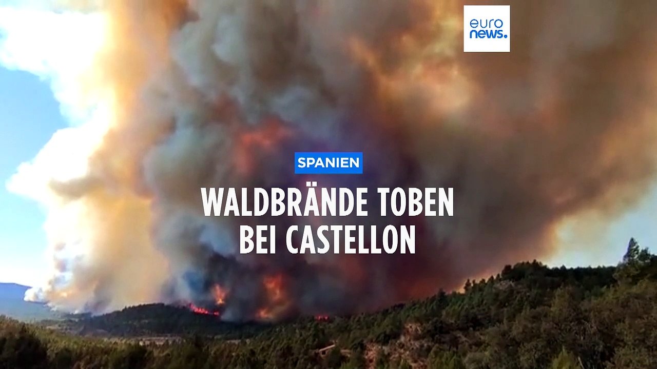 Waldbrände in Spanien schon im März - 1.800 Menschen evakuiert