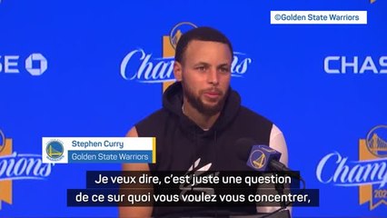 Warriors - Curry : "Absolument rester en dehors du play-in"