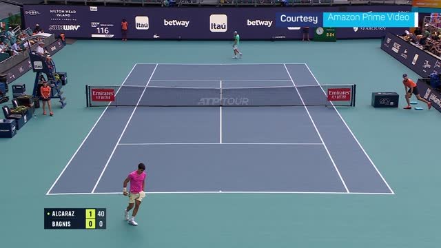 Alcaraz cruises past Bagnis in Miami opener