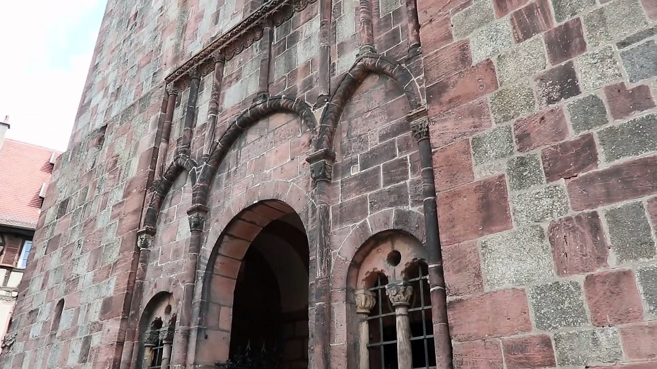 Sélestat (67), église Sainte-Foy (11ème-12ème) cloches et orgue le 10 avril 2022
