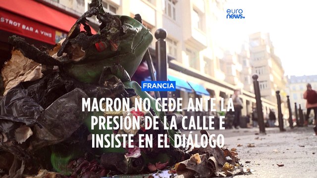 Macron reafirma su intención de dialogar y los sindicatos advierten que la huelga se prolonga