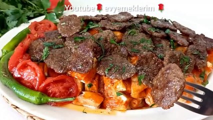 ÖYLE BİR KÖFTE TARİFİM VAR Kİ  TADI DAMAGINIZDA KALACAK PİDELİ SOSLU KÖFTE ‼️