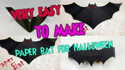 Very Easy to Make  Origami  paper bat for Halloween