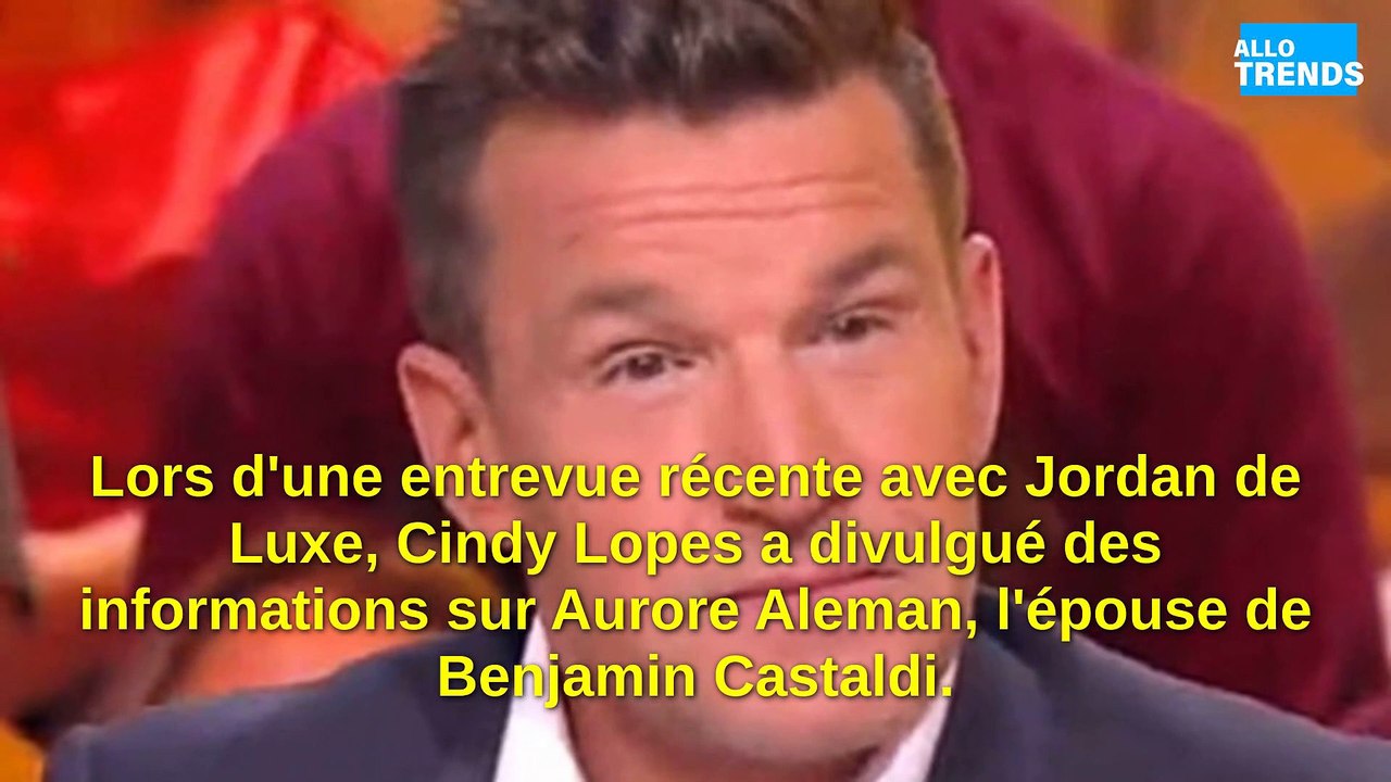 Benjamin Castaldi: sa femme Aurore Aleman a déjà dragué Cindy Lopes ?