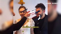 Komedyen Eser Yenenler ve eşi Berfu Yenenler çiftinin 'erikli düğün' videosu viral oldu