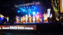 Escuela de Samba LA PA GOZAR en el escenario del Parque Rodó, Tacuarembó, Uruguay (21/02/2023)