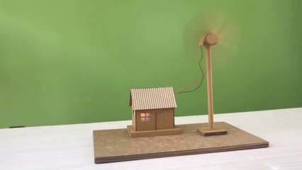 Create a DIY Cardboard Wind Turbine Model for School Science Projects 🌬️