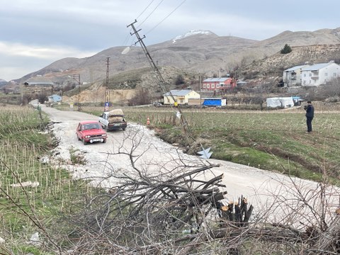 Adıyaman’da fay hattının geçtiği mahallede yükselme oldu