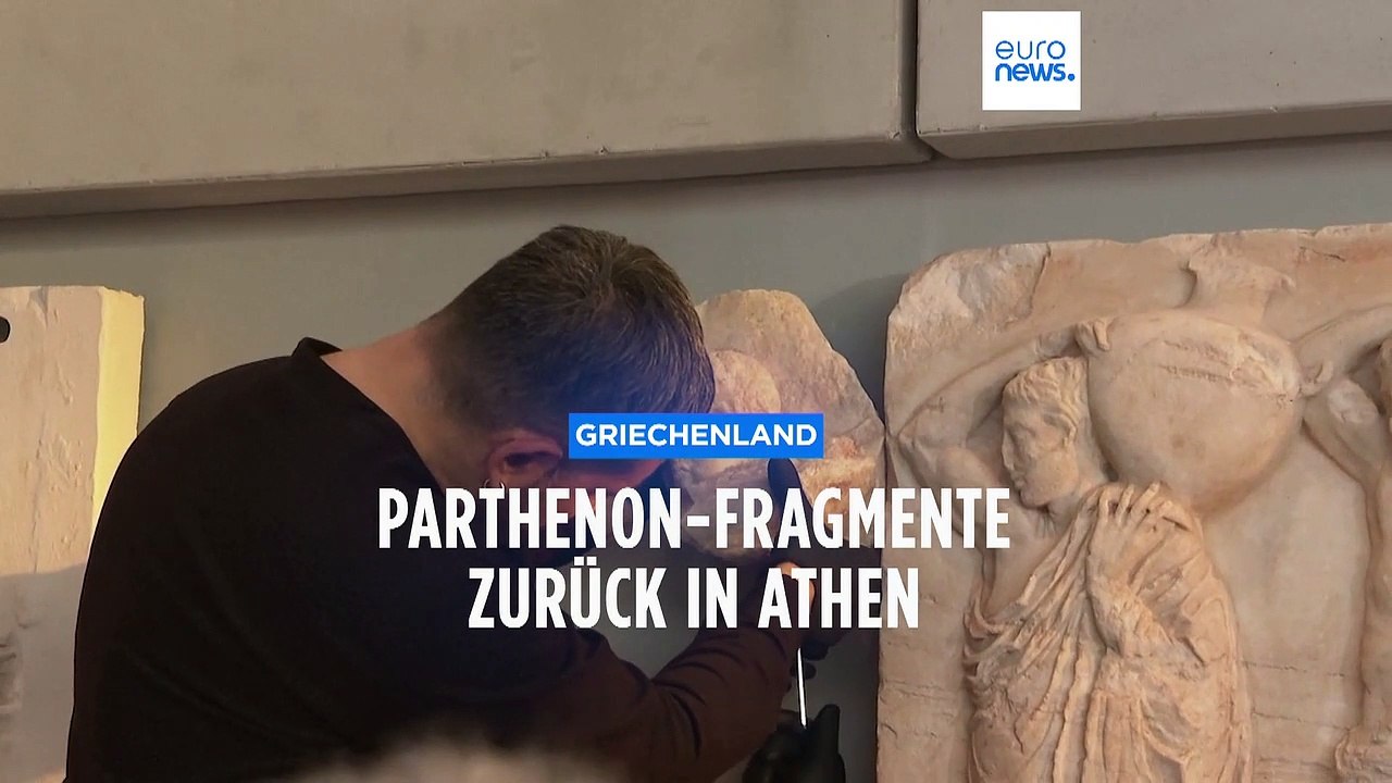 Raubkunst: 3 Fragmente des Parthenon-Tempels zurück in Athen