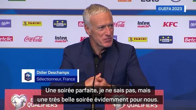 Bleus - Deschamps : Une très belle soirée pour nous