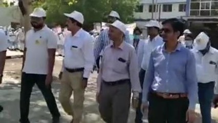 देवास: विश्व क्षय दिवस पर जिला अस्पताल टीवी वार्ड परिसर से जागरूकता रैली निकाली