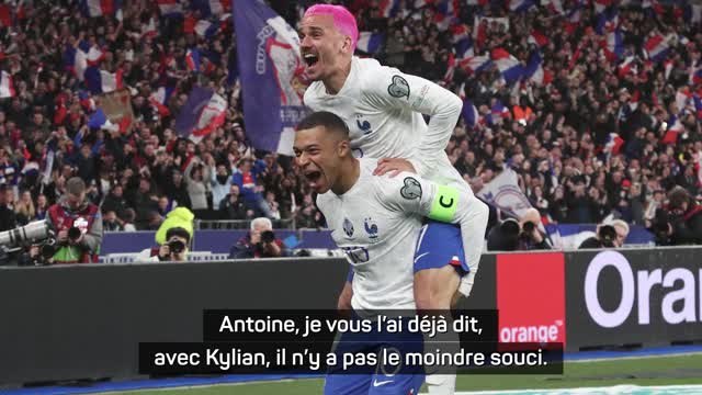 Bleus - Deschamps : Griezmann avec Mbappé, il n'y a pas le moindre souci