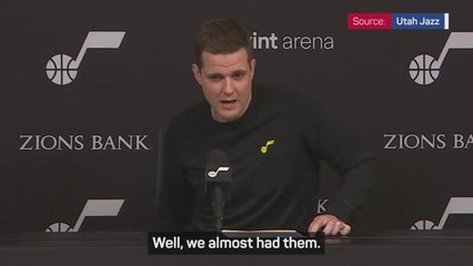 'We almost had them!' - Jazz boss Hardy sees funny side of Bucks blowout