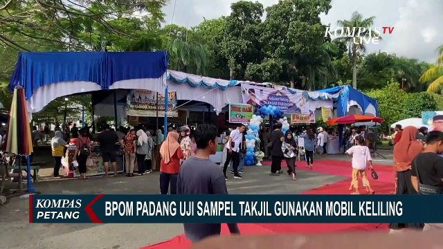 Gunakan Mobil Keliling, BPOM Padang Uji 15 Sampel Takjil di RTH Imam Bonjol