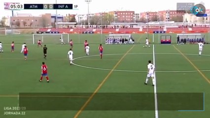 El hijo de Marcelo arrasa al Atlético con cuatro goles en el derbi