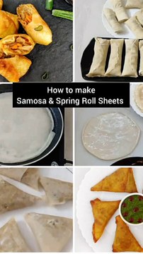 How to make Samosa Patti & Spring Roll sheets