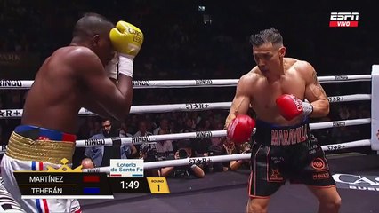 El triunfo de Maravilla Martínez sobre Teherán en menos de dos minutos