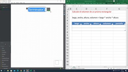 Diagrama de Flujo: Calcular el volumen de un prisma rectangular