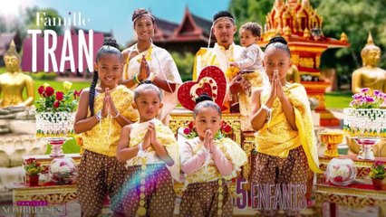 VOICI - Familles nombreuses : Synthia et Thaï Tran révèlent qu'ils voulaient avoir dix enfants !
