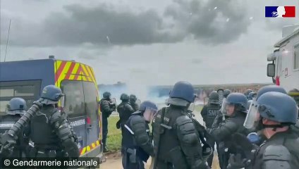 Violência em manifestação ambientalista na França