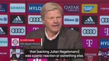 Bayern CEO Kahn says firing Nagelsmann was 'not an overreaction'