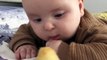 Cute Baby Meets a Newly Hatched Chick