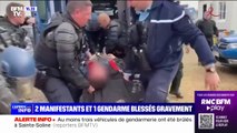 Les images de l'évacuation des blessés à Sainte-Soline