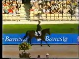 Eric Navet à WEG Jerez 2002 : Le maître du saut d'obstacles en action lors d'un moment épique aux Jeux équestres mondiaux !