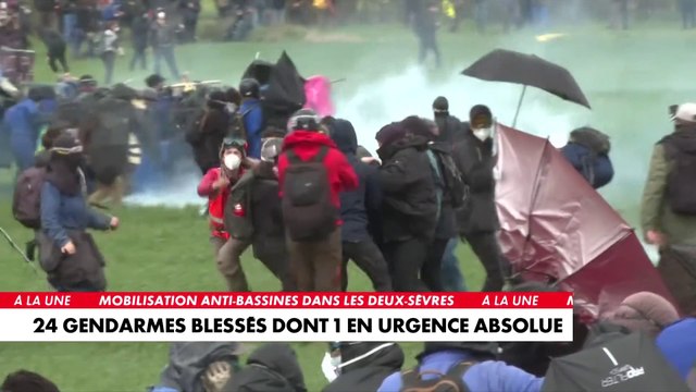 Sainte-Soline : des scènes de guérilla rurale