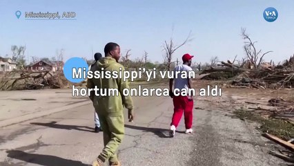 Mississippi'yi Vuran Hortum Onlarca Can Aldı