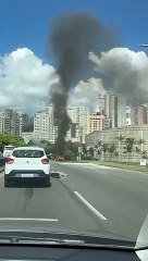 Lamborghini pega fogo na Raja