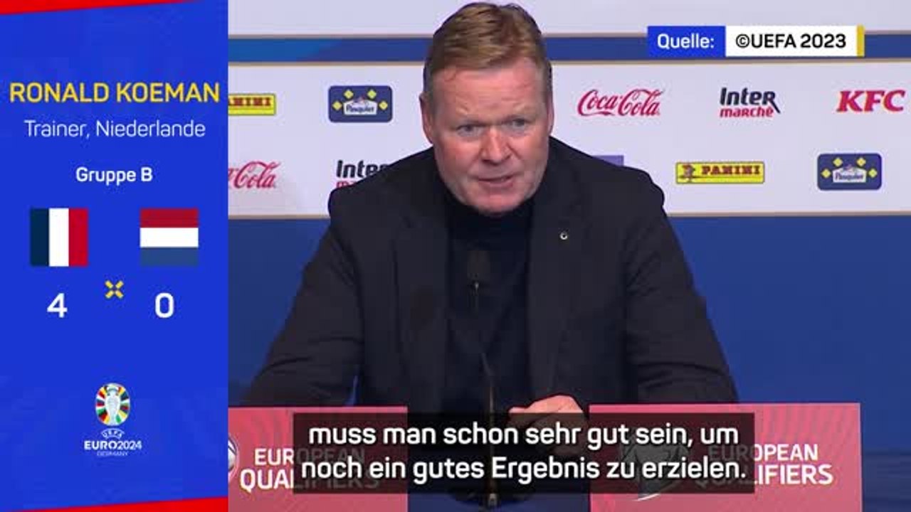 Etwas positives? Koeman: 'Nein, nichts'