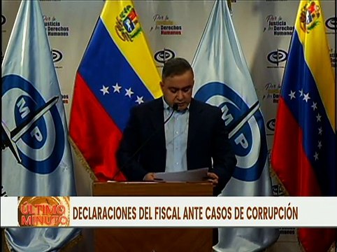 MP ofrece balance sobre las investigaciones en casos de corrupción en PDVSA
