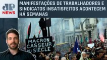 Reforma da previdência na França causa revolta e destruição nas ruas