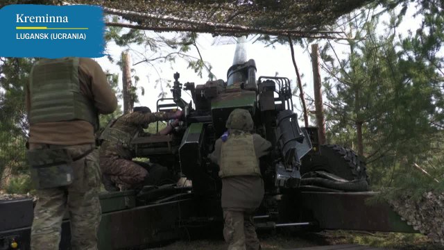 Dentro de la brigada de artillería ucrania que hace frente a los rusos en Lugansk