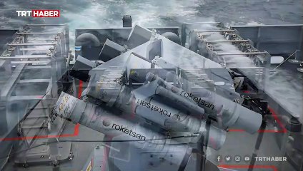 Karakol gemileri'nden DSH roketi ve su bombası atışı