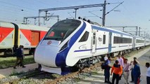 अजमेर पहुंची प्रदेश की पहली वंदे भारत ट्रेन