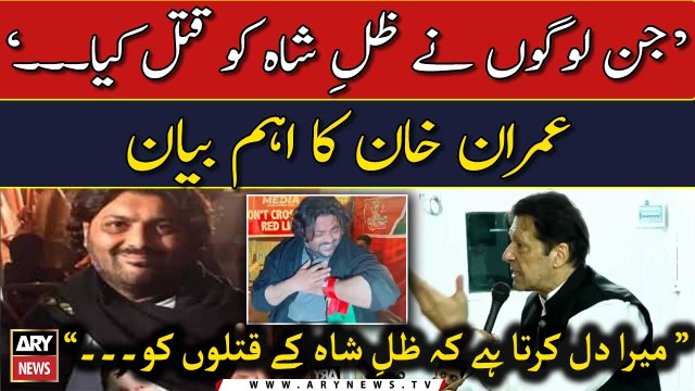 Mera Dil karta hai kay... , Imran Khan ka Zille Shah kay hawalay say aham bayan