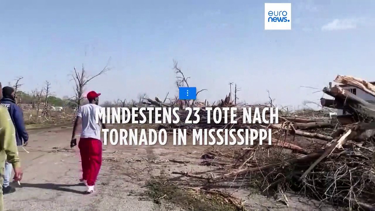 'Spur der Verwüstung': Mehr als 20 Tote nach Tornado in Mississippi