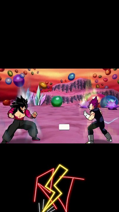 Dragon Ball Z: Shin Budokai 2 MOD HEROES - Bardock SS4 VS Vegeta Ultra Ego RJ ANDA #dbs #dbh #dbgt