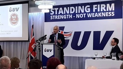 Ben Habib speaks at the TUV party Conference 25-03-23