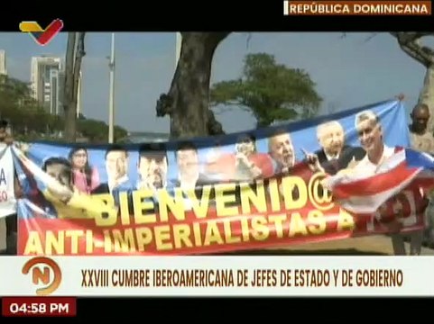 Movimientos Sociales respaldan a los pueblos que participan en la XXVIII Cumbre Iberoamericana