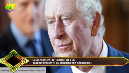 Couronnement de Charles III : un  rappeur présent?? Sa condition non-négociable?!