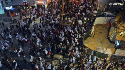 إسرائيليون يتظاهرون عشية أسبوع حاسم لمشروع تعديل النظام القضائي