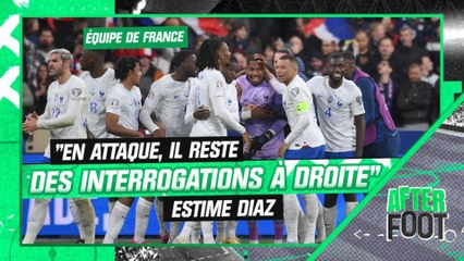 Équipe de France : "En attaque, il reste des interrogations à droite avec Nkunku, Coman et Dembélé" estime Diaz