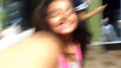 The funny kid dancing