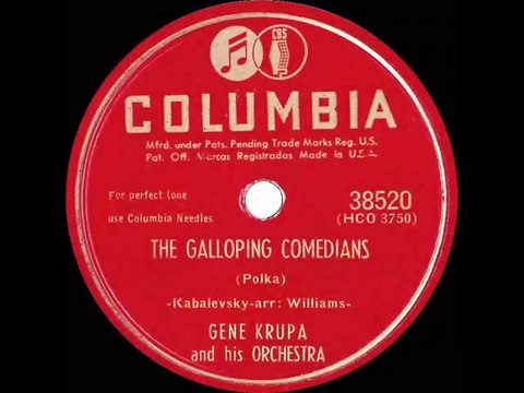 1949 Gene Krupa - The Galloping Comedians