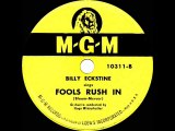1949 Billy Eckstine - Fools Rush In